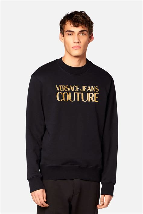 sudadera versace hombre negra